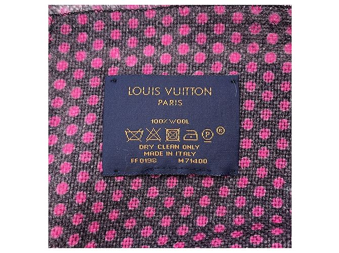 Stola in lana Pop Monogram Louis Vuitton Multicolore Monogramma - vista 6
