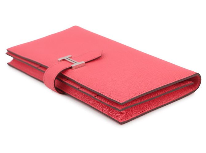 Hermès Bearn Soufflé Long Wallet Pink - Ansicht 2