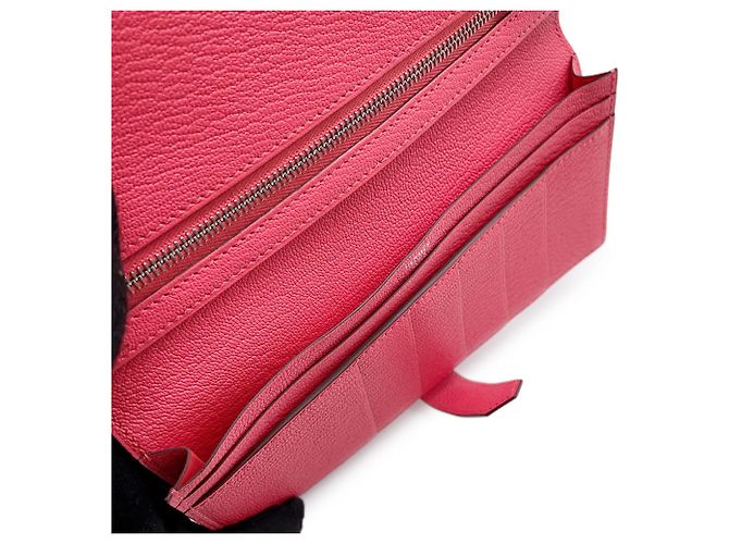 Hermès Bearn Soufflé Long Wallet Pink - Ansicht 7