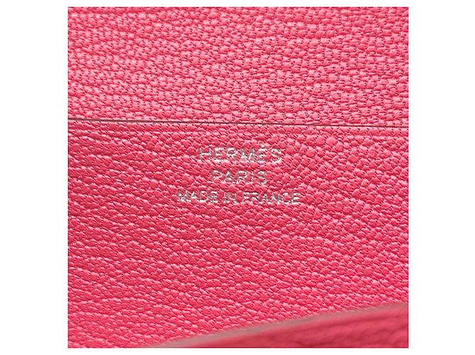 Hermès Bearn Soufflé Long Wallet Pink - Ansicht 9