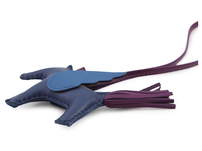 Hermès Charm per borsa Hermes Rodeo PM Pegasus Blue Saphir - vista 2