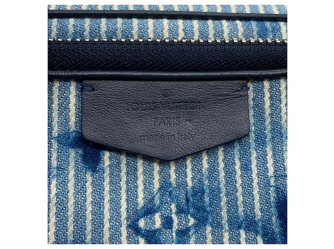 Pochette Monogram Watercolor Louis Vuitton Blu Monogramma - vista 12