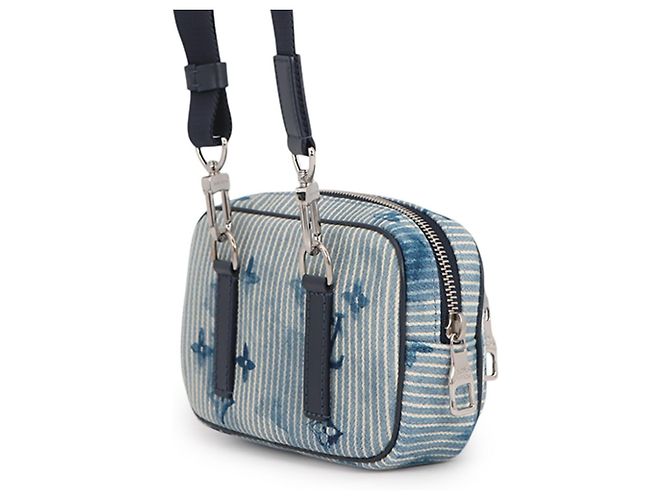 Pochette Monogram Watercolor Louis Vuitton Blu Monogramma - vista 2