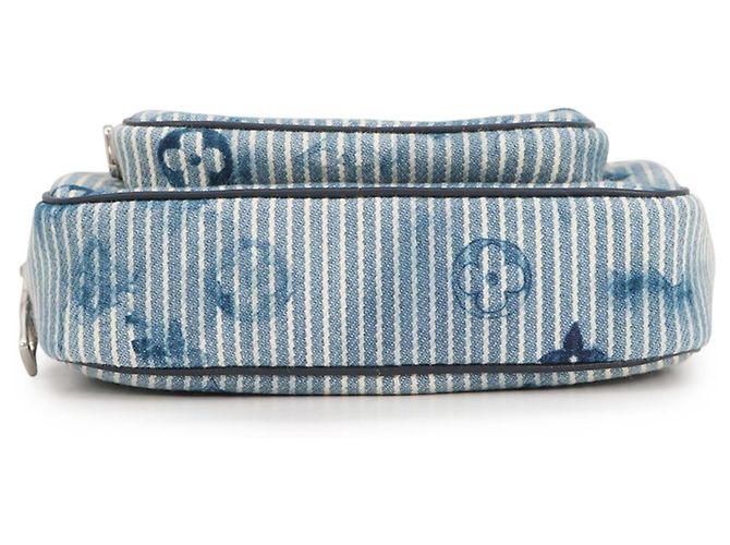 Pochette Monogram Watercolor Louis Vuitton Blu Monogramma - vista 3