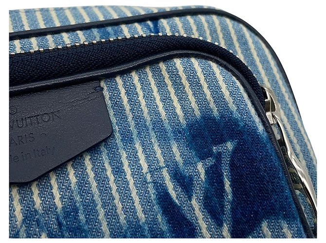 Pochette Monogram Watercolor Louis Vuitton Blu Monogramma - vista 6