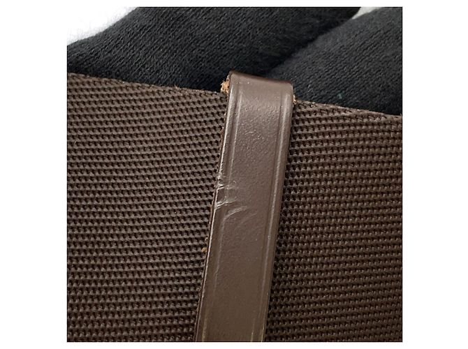 Borsa a tracolla Louis Vuitton Damier Ebene Marrone - vista 11