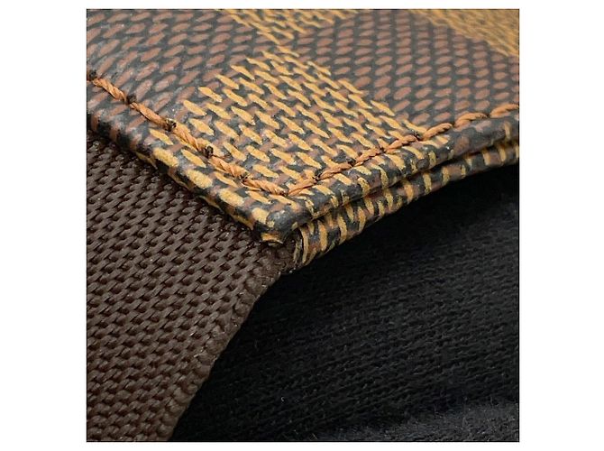 Borsa a tracolla Louis Vuitton Damier Ebene Marrone - vista 15