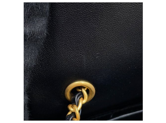 Borsa a tracolla Chanel Mini Flap Chain Nero - vista 10
