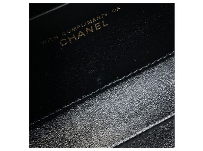 Borsa a tracolla Chanel Mini Flap Chain Nero - vista 11