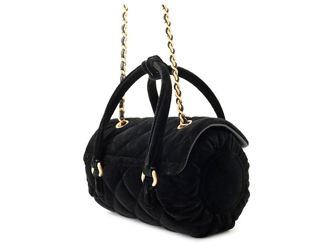 Borsa a tracolla Chanel Mini Flap Chain Nero - vista 2
