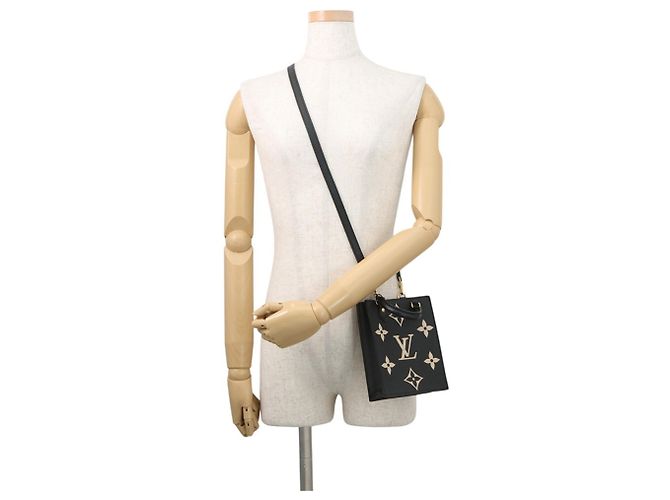 Louis Vuitton Monogram Empreinte Petite Sac Plat Handbag Nero Multicolore Monogramma - vista 4