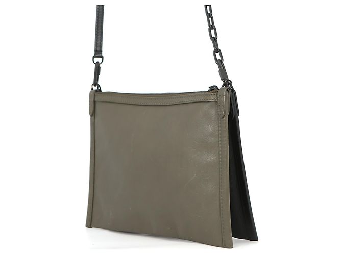 Borsa a tracolla Louis Vuitton Monogram Shadow Nero Cachi Monogramma - vista 2