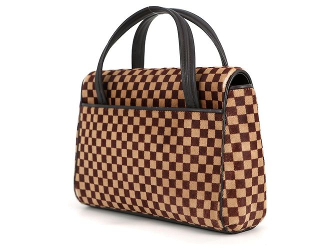 Borsa Louis Vuitton Damier Sauvage Haircalf Lion Rosso - vista 2