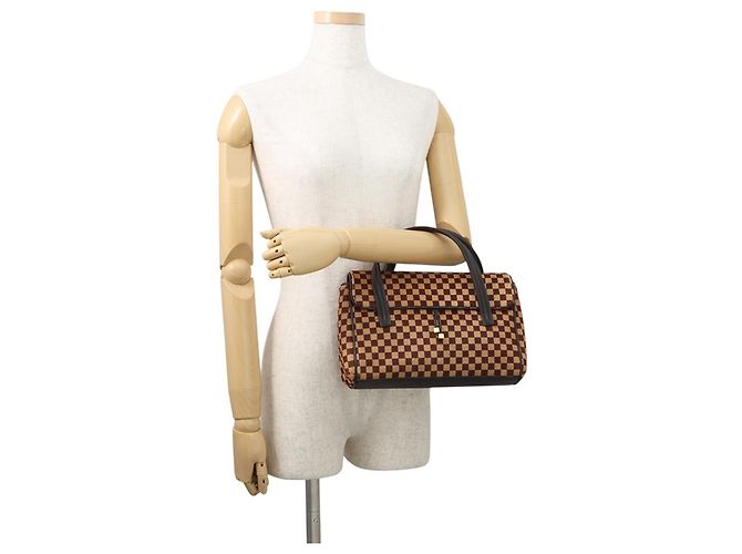 Borsa Louis Vuitton Damier Sauvage Haircalf Lion Rosso - vista 4