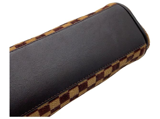 Borsa Louis Vuitton Damier Sauvage Haircalf Lion Rosso - vista 8