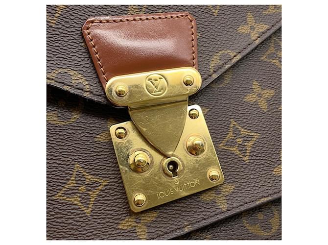Borsa Louis Vuitton Monogram Monceau Marrone Monogramma - vista 14