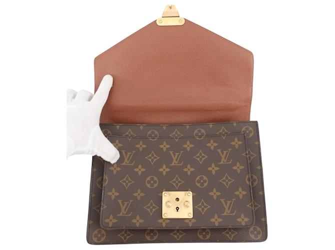 Borsa Louis Vuitton Monogram Monceau Marrone Monogramma - vista 6