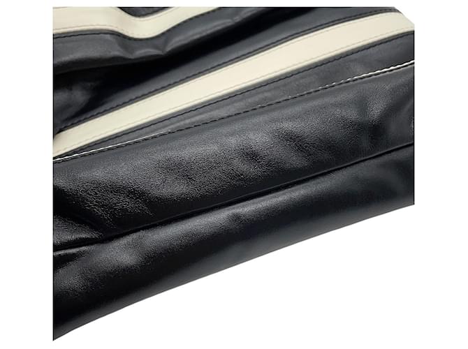 Borsa Chanel CHANEL22 Mini Coco Mark Nero Bianco - vista 10