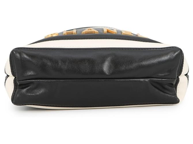 Borsa Chanel CHANEL22 Mini Coco Mark Nero Bianco - vista 3