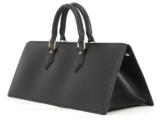 Borsa Triangle Epi Louis Vuitton Nero - vista 2