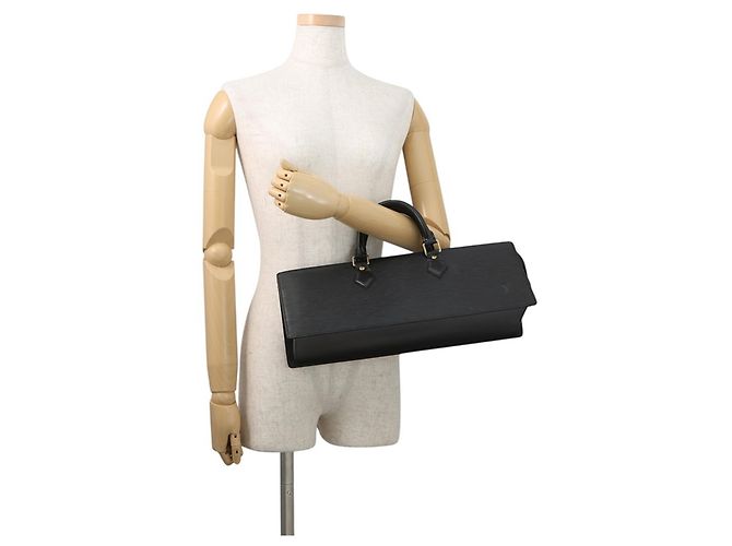 Borsa Triangle Epi Louis Vuitton Nero - vista 4