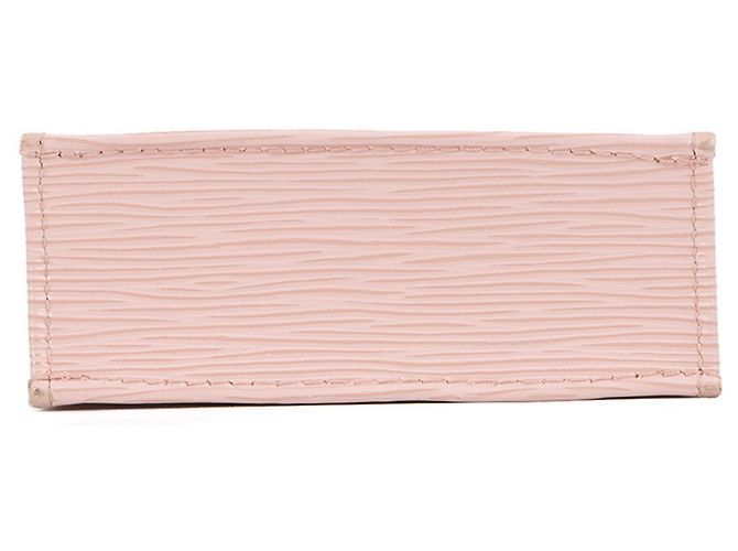 Borsa Louis Vuitton Epi Petite Sac Plat Rosa - vista 3