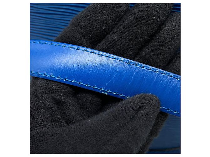 Borsa a Spalla Louis Vuitton Epi Cluny Blu - vista 6