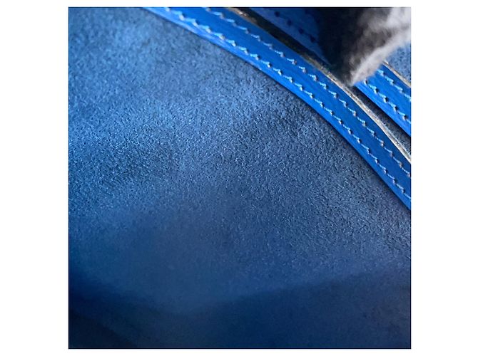 Borsa a Spalla Louis Vuitton Epi Cluny Blu - vista 8