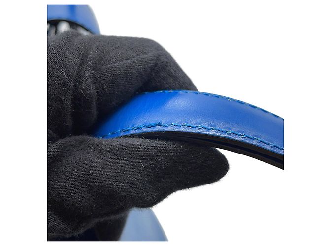 Borsa a Spalla Louis Vuitton Epi Cluny Blu - vista 9
