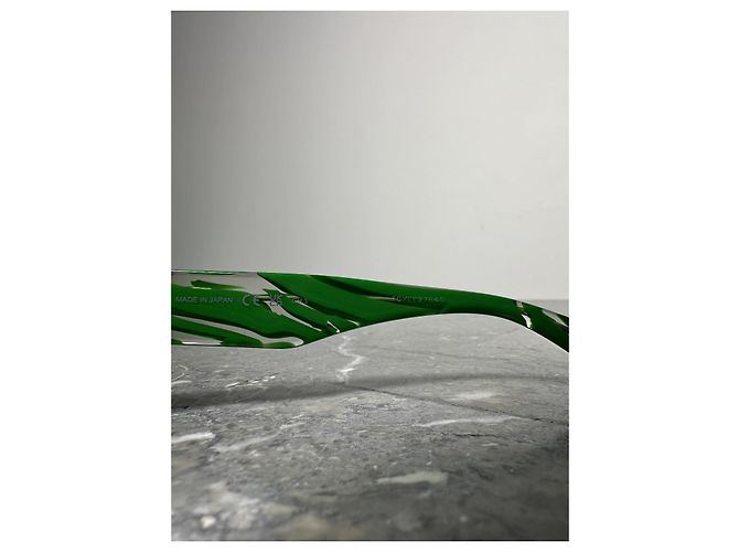 Bottega Veneta BV1143S Gafas de Sol Estampado Verde Blanco Gold hardware - vista 10
