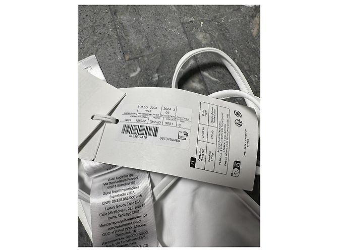 Bikini Gucci Logo Blanco Talla S - vista 10