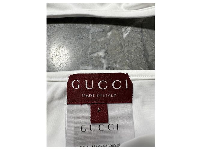 Bikini Gucci Logo Blanco Talla S - vista 13