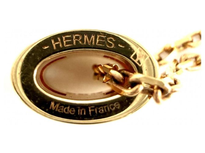 Hermès Pop H Mini Halskette für Damen Pink Golden - Ansicht 3