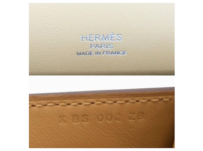 Hermès Borsa a tracolla in pelle marrone Hermes - vista 5