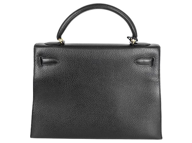 Hermès Hermes Kelly 32 Handtasche für Damen Schwarz - vue 2