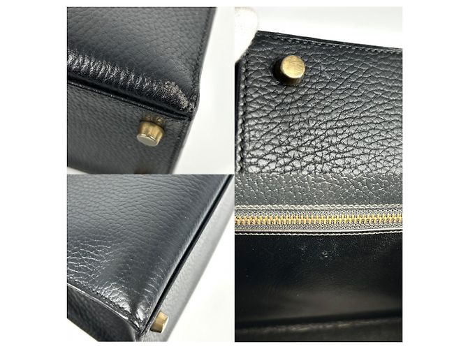 Hermès Hermes Kelly 32 Handtasche für Damen Schwarz - vue 7