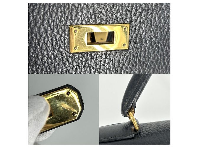 Hermès Hermes Kelly 32 Handtasche für Damen Schwarz - vue 8