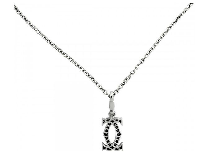 Collana Forza Cartier in oro bianco 18K - vista 2