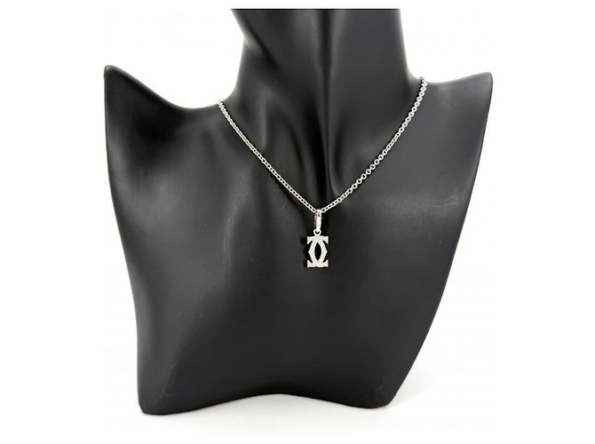 Collana Forza Cartier in oro bianco 18K - vista 3