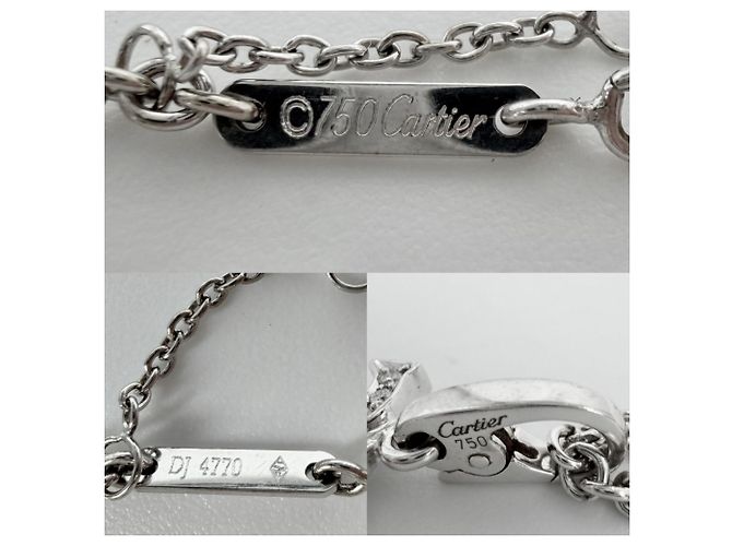 Collana Forza Cartier in oro bianco 18K - vista 5
