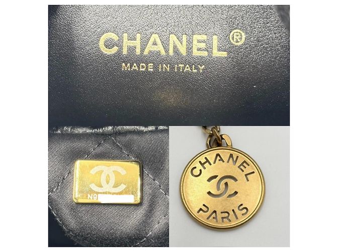 Chanel 22 Mini Logo Handtasche für Damen Schwarz - Ansicht 5