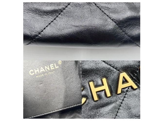 Chanel 22 Mini Logo Handtasche für Damen Schwarz - Ansicht 6