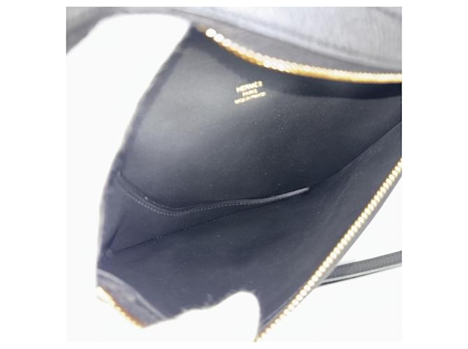 Hermès Borsa a Spalla Hermes Petite Course Nero - vista 4