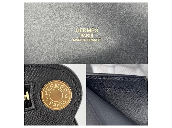Hermès Borsa a Spalla Hermes Petite Course Nero - vista 5