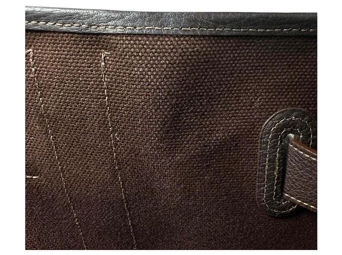 Hermès Borsa Tote Hermes Petite Ceinture MM Marrone - vista 13