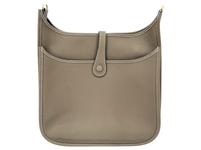 Hermès Borsa a tracolla Hermes Evelyne 3 PM Marrone - vista 2