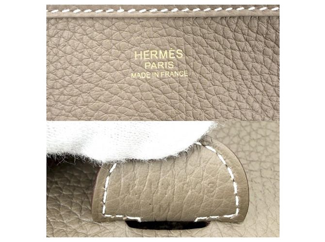 Hermès Borsa a tracolla Hermes Evelyne 3 PM Marrone - vista 5