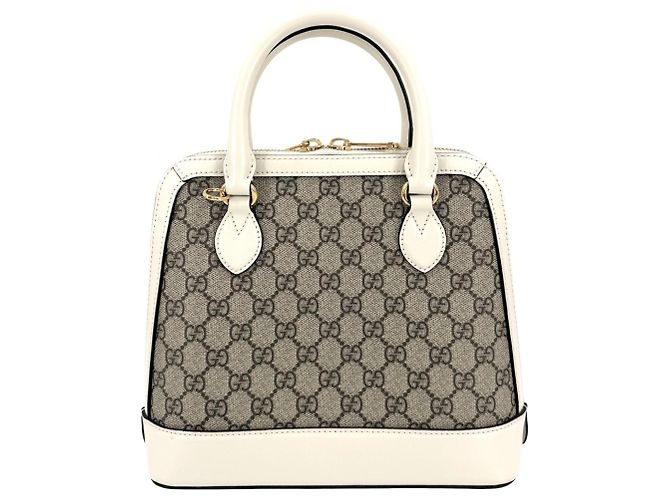 Borsa a mano piccola Horsebit 1955 da donna Gucci Bianco Beige - vista 2