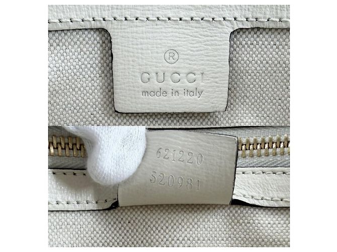 Borsa a mano piccola Horsebit 1955 da donna Gucci Bianco Beige - vista 5