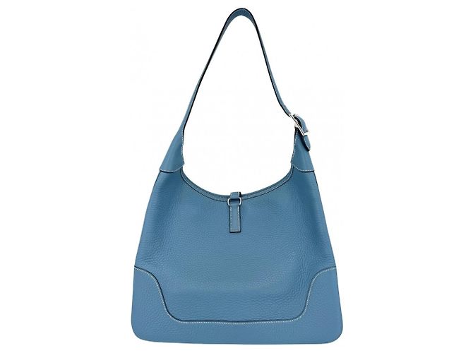 Hermès Borsa a tracolla Hermes Trim 35 Blu - vista 2